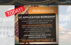 UC App Workshop @ Career Center